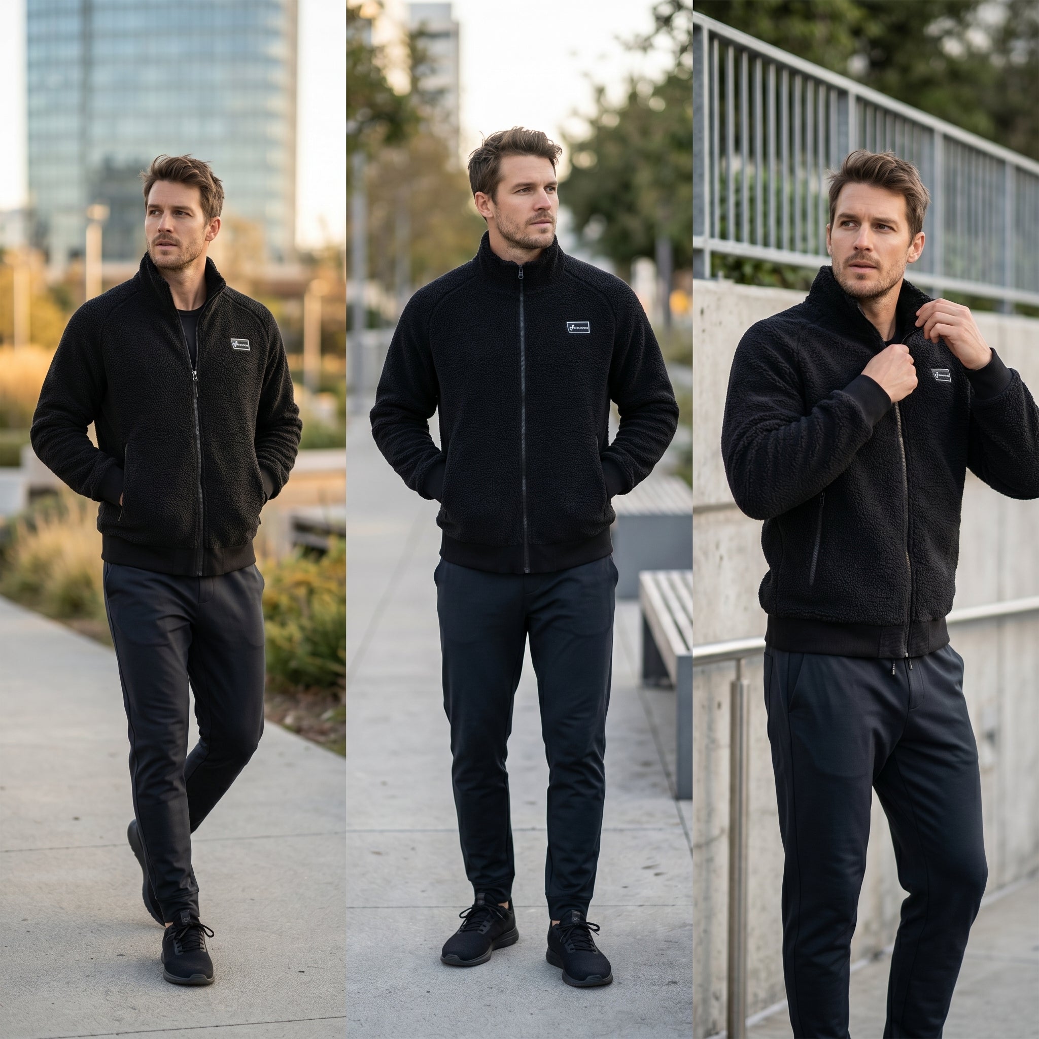 Men's Full Zip Jacket - Stylish Comfort for Active Living