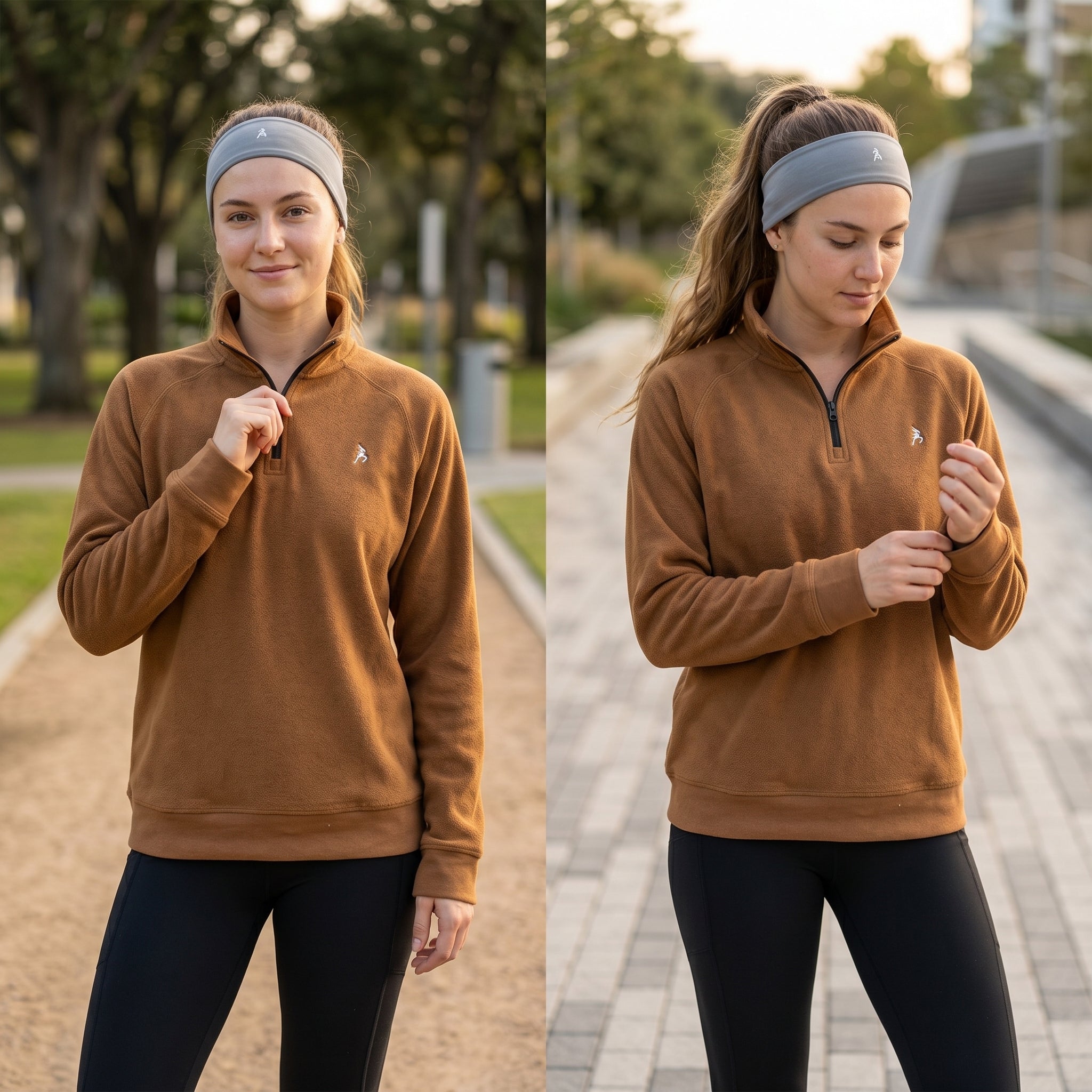 Women's Quarter Zip Pullover - Functional Style for Active Days