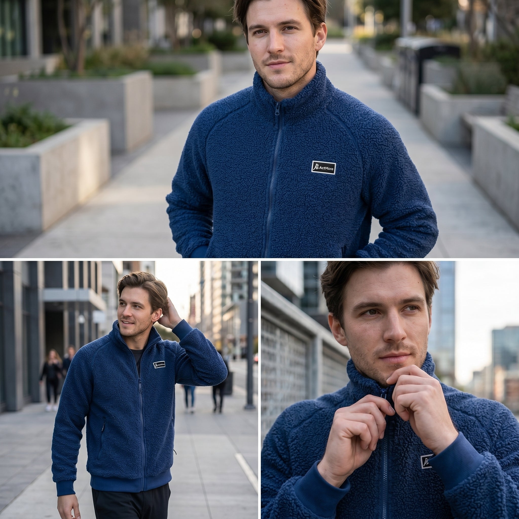 Men's Full Zip Jacket - Stylish Comfort for Active Living