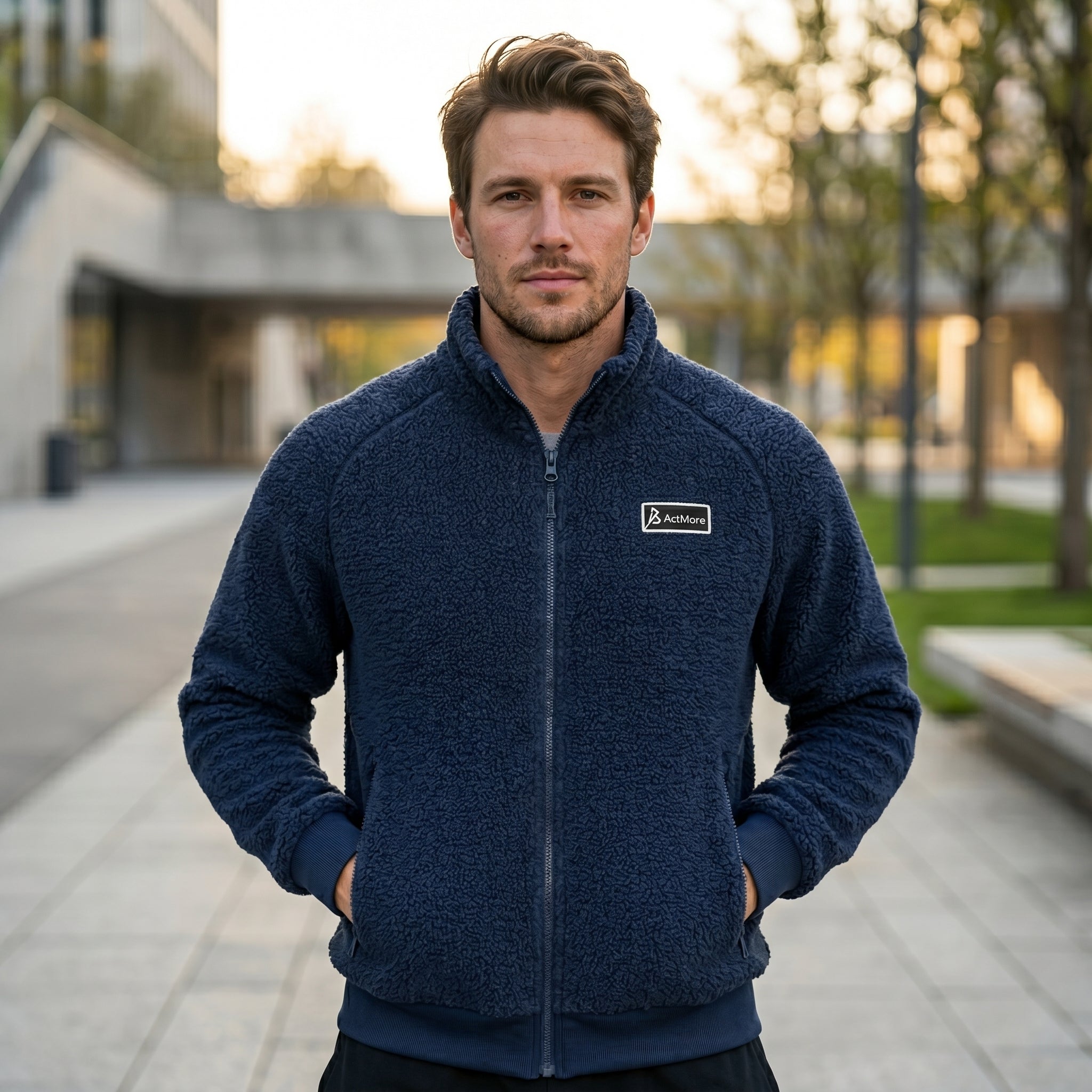 Men's Full Zip Jacket - Stylish Comfort for Active Living