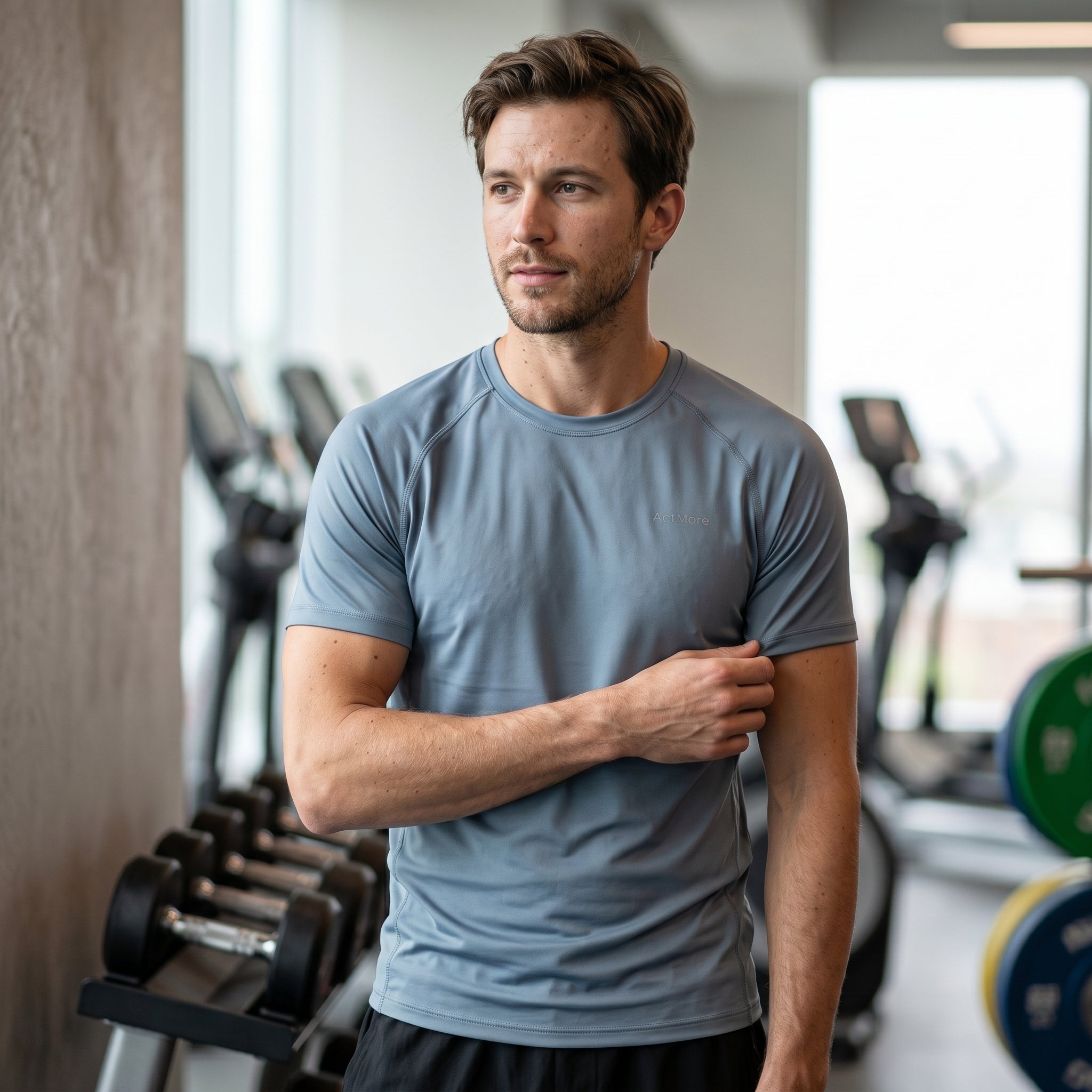 ActMore Men's Short Sleeve T-Shirt - Classic Comfort and Versatility