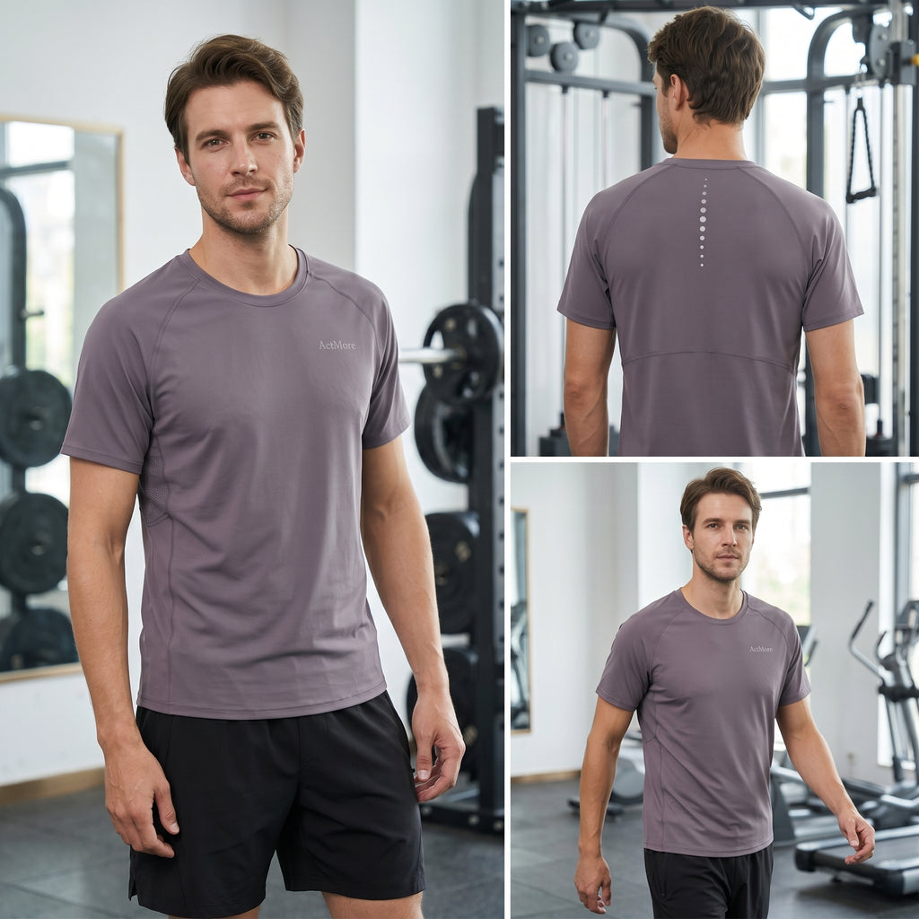 ActMore Men's Short Sleeve T-Shirt - Classic Comfort and Versatility