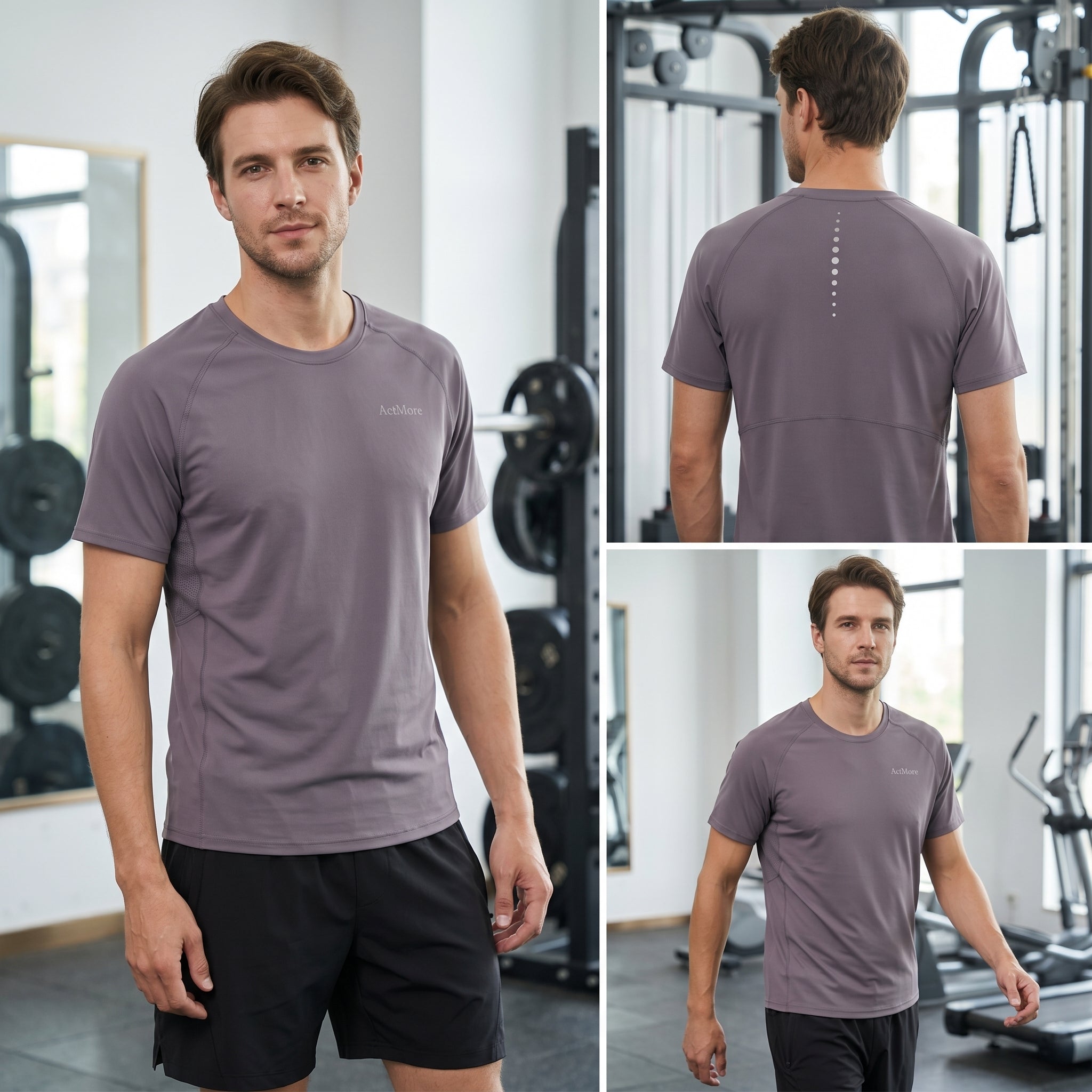 ActMore Men's Short Sleeve T-Shirt - Classic Comfort and Versatility