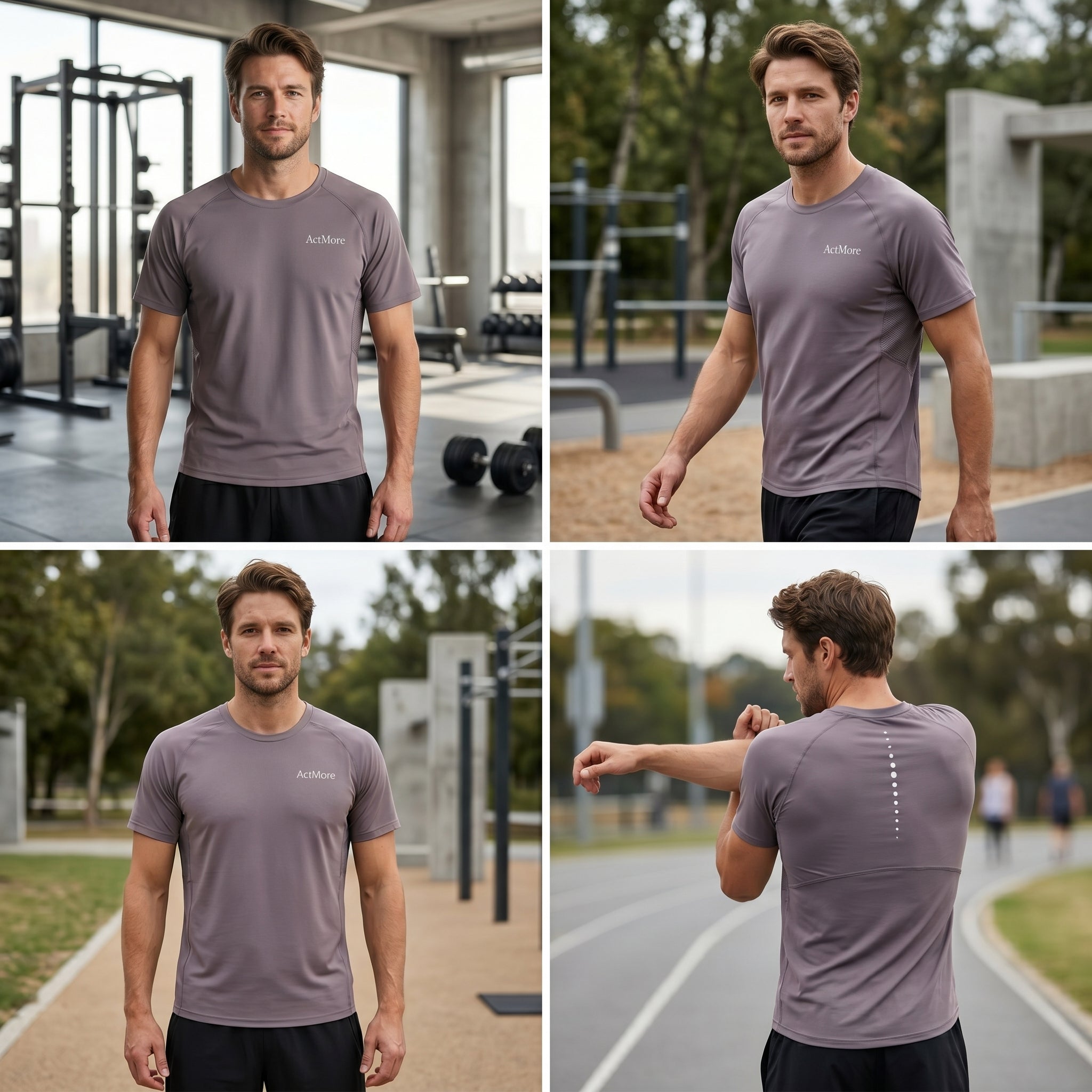 ActMore Men's Short Sleeve T-Shirt - Classic Comfort and Versatility